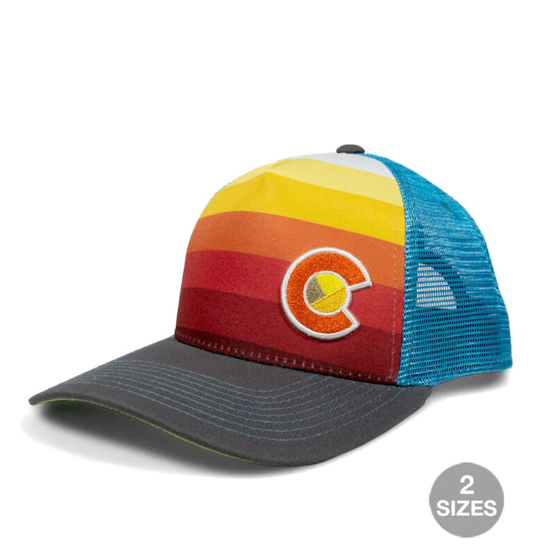 YoColorado Sunset Fader Trucker Hat image number 0