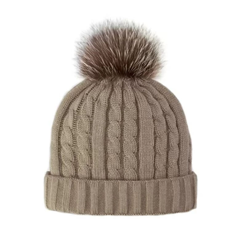 Mitchies Matchings Cable Knit Pom Beanie image number 0