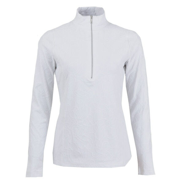 Sno Skins Scribble Jaquard 1/4-Zip Mid-Layer Top Womens