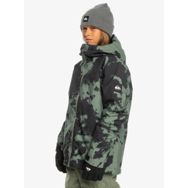 Quiksilver Mission Printed Block Insulated Snow Jacket Junior Boys