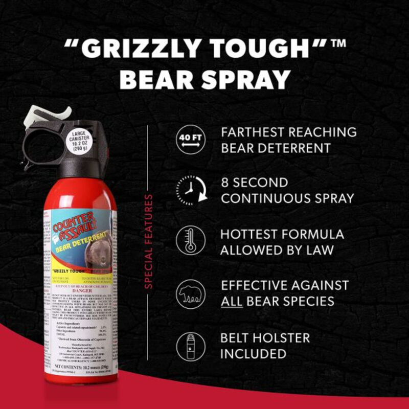 Adventure Medical Counter Assault 10.2oz Bear Spray w/ Holster image number 3