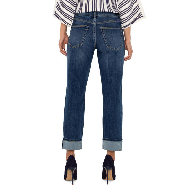 Liverpool Marley Girlfriend Cuffed Jeans Womens