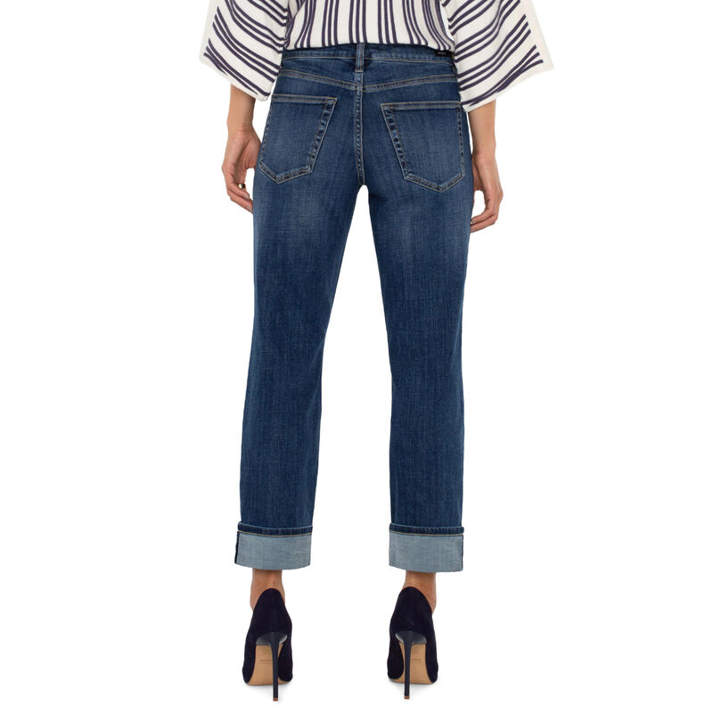 Liverpool Marley Girlfriend Cuffed Jeans Womens image number 1