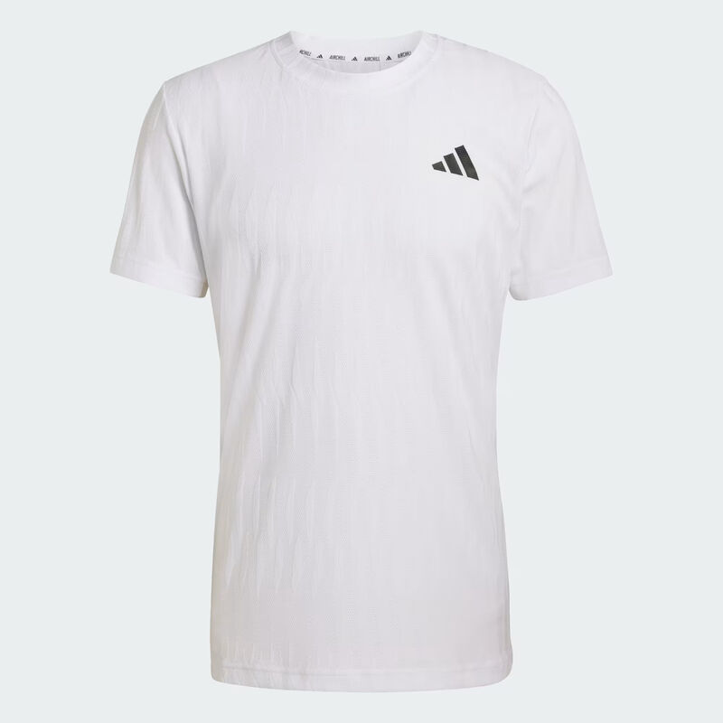 Adidas Tennis Climacool + Airchill Freelift T-Shirt Mens - White image number 0