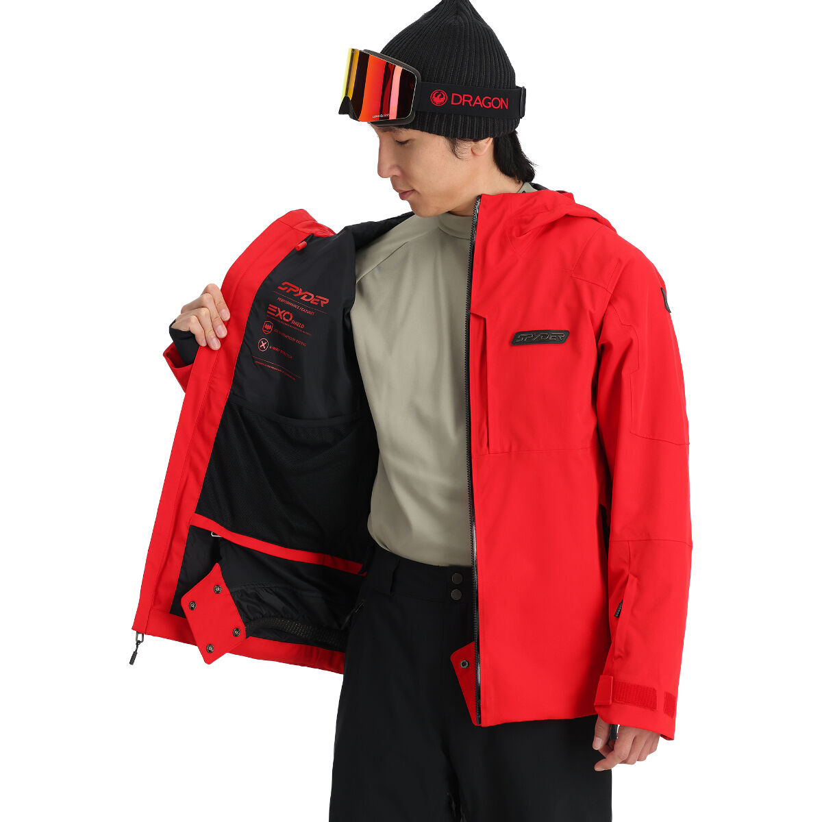 NOREMID SPIDER JACKET – RED ケンタウロス健太着用 Spyder Taos Shell Jacket Mens | Christy Sports