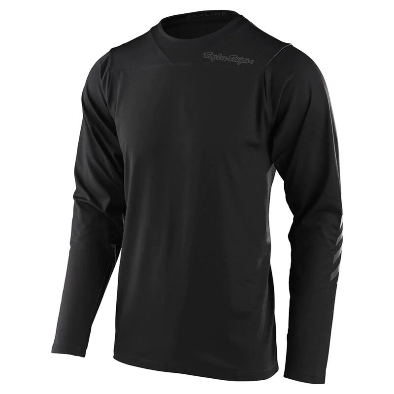 Troy Lee Skyline Long-Sleeve Chill Jersey Solid Mens image number 1