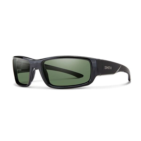 Smith Survey Black/Polarized Green Mirror Sunglasses
