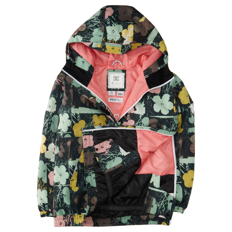 DC Shoes Andy Warhol x DC Chalet Anorak Jacket Womens image number 0