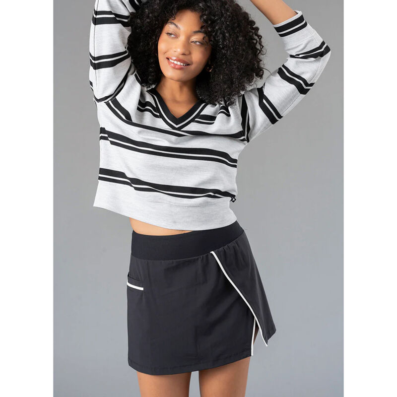 Thrive Societe Piped Slit Skort Womens image number 2