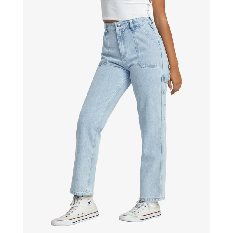 RVCA Recession Denim Pants Womens image number 1