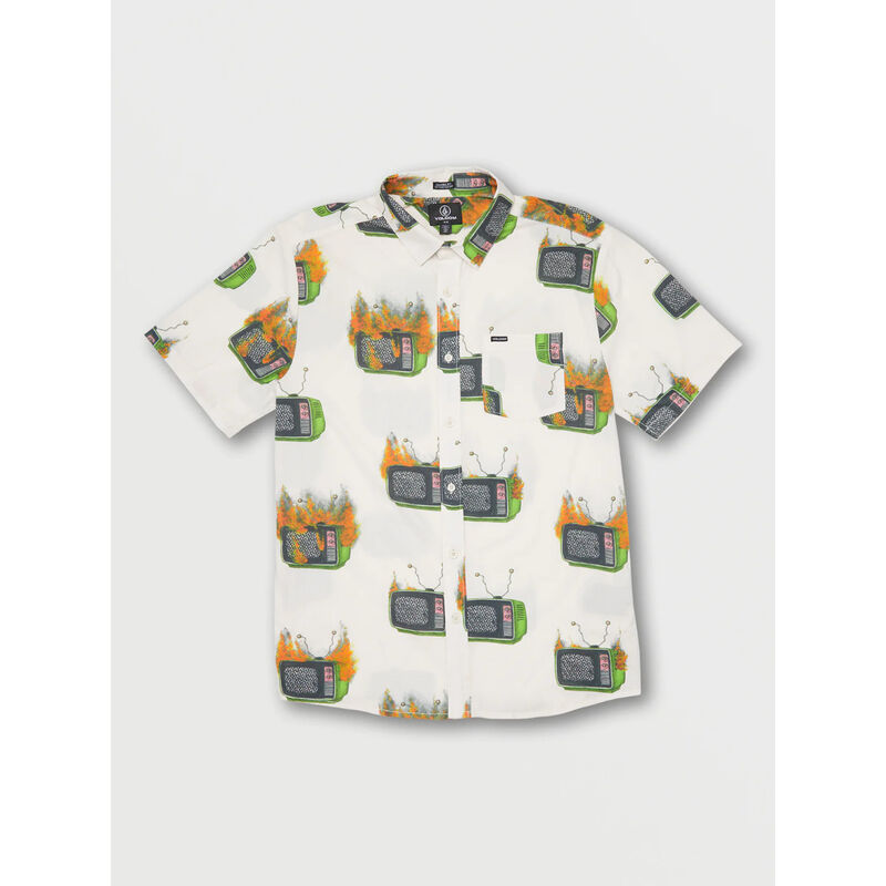 Volcom Justin Hager Woven Short Sleeve Shirt Mens image number 0