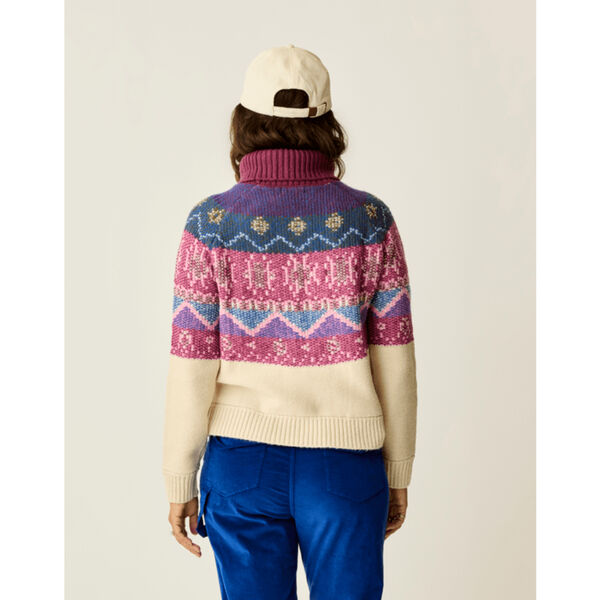 Carve Designs Neve Fairisle Turtleneck Womens