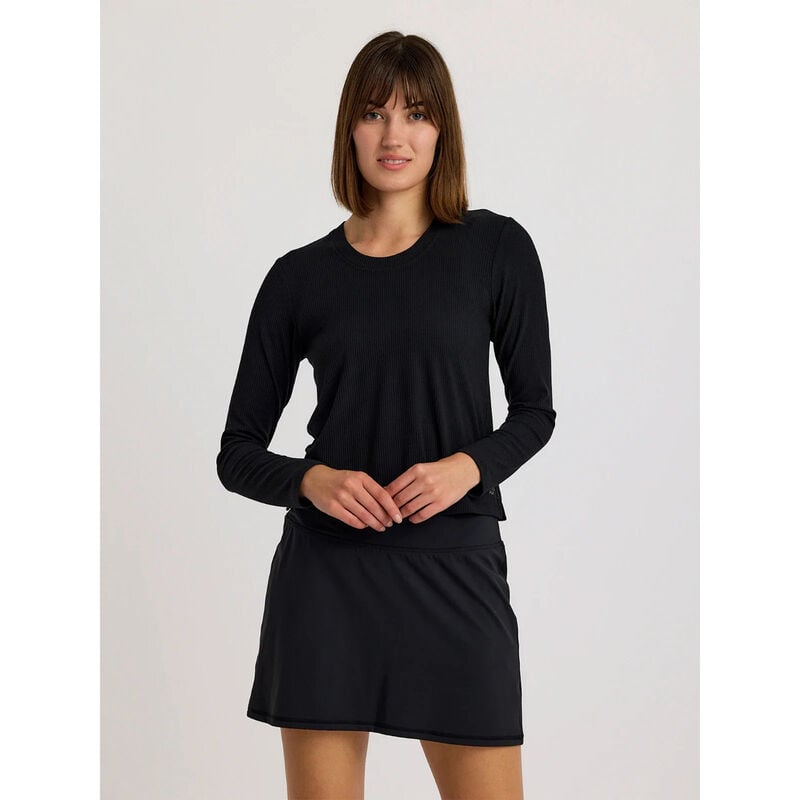 Free Fly Ribbed Bamboo Long Sleeve Womens image number 0