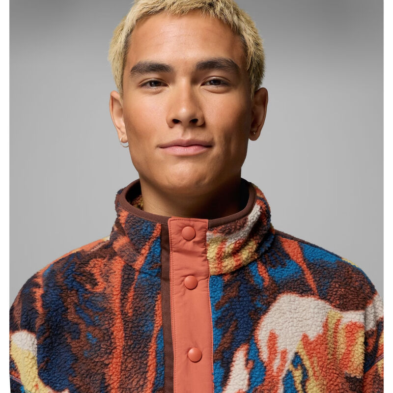 Columbia Helvetia II Printed Half Snap Mens Fleece image number 3