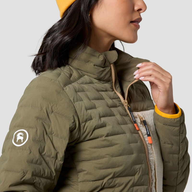 Backcountry Peale Primaloft Stitch-Free Baffle Stretch Jacket Womens image number 2
