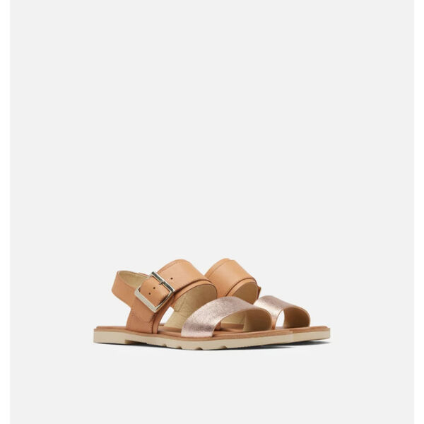 Sorel Ella III Slingback Flat Sandals Womens