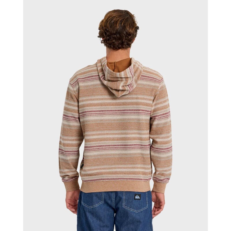 Quiksilver Great Otway Yarn-Dyed Stripe Pullover Hoodie Mens image number 3