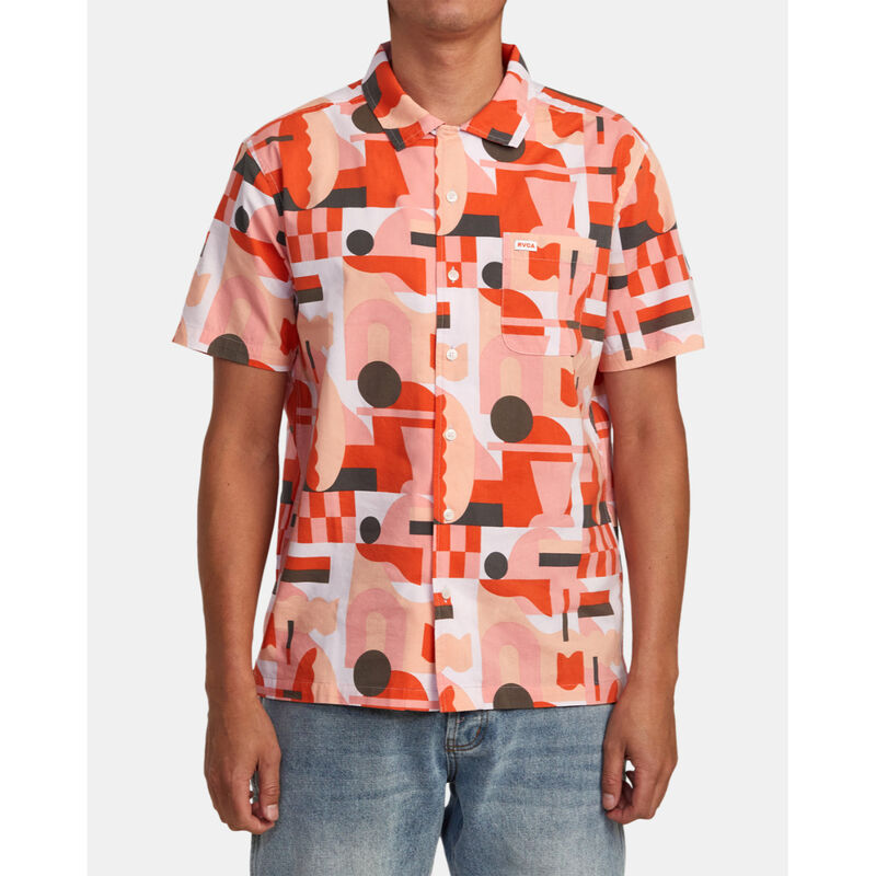RVCA Jesse Brown Short-Sleeve Shirt Mens image number 1