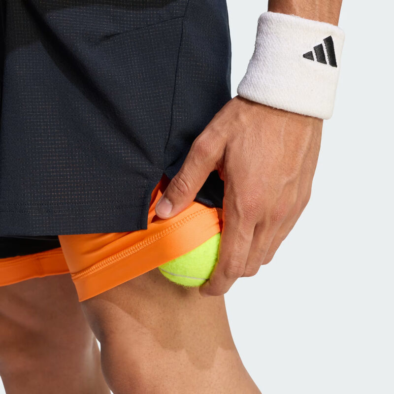 Adidas Tennis Climacool Shorts & Inner Shorts Set Mens - Black image number 4