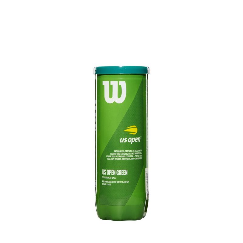 Wilson US Open Green Tournament Transition Tennis Balls image number 0