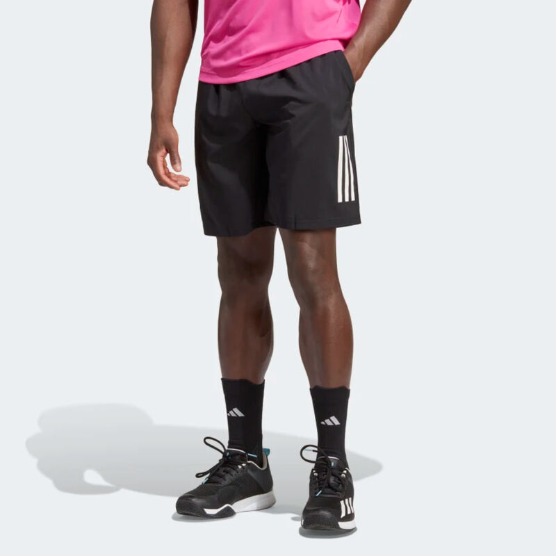Adidas Club 3- Stripes 9" Tennis Shorts Mens image number 1