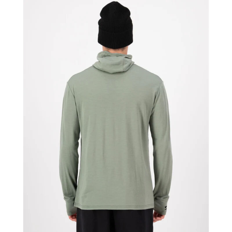 Mons Royale Yotei Merino Powder Hood Long Sleeve Mens image number 2