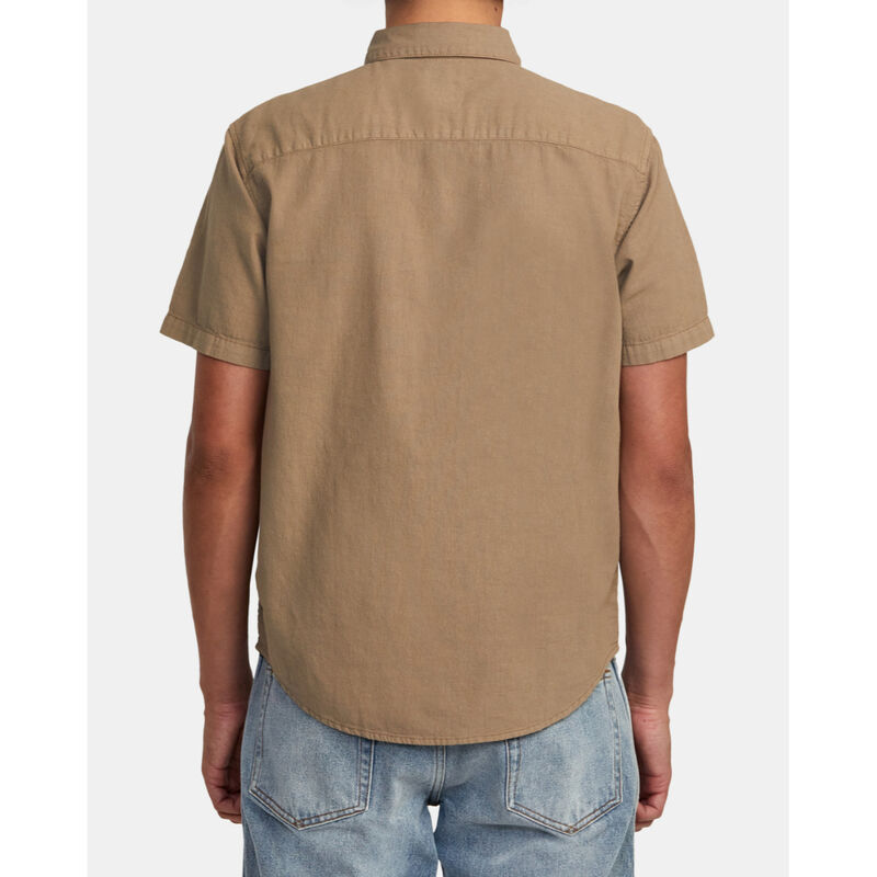 RVCA PTC Woven Short-Sleeve Shirt Mens image number 1