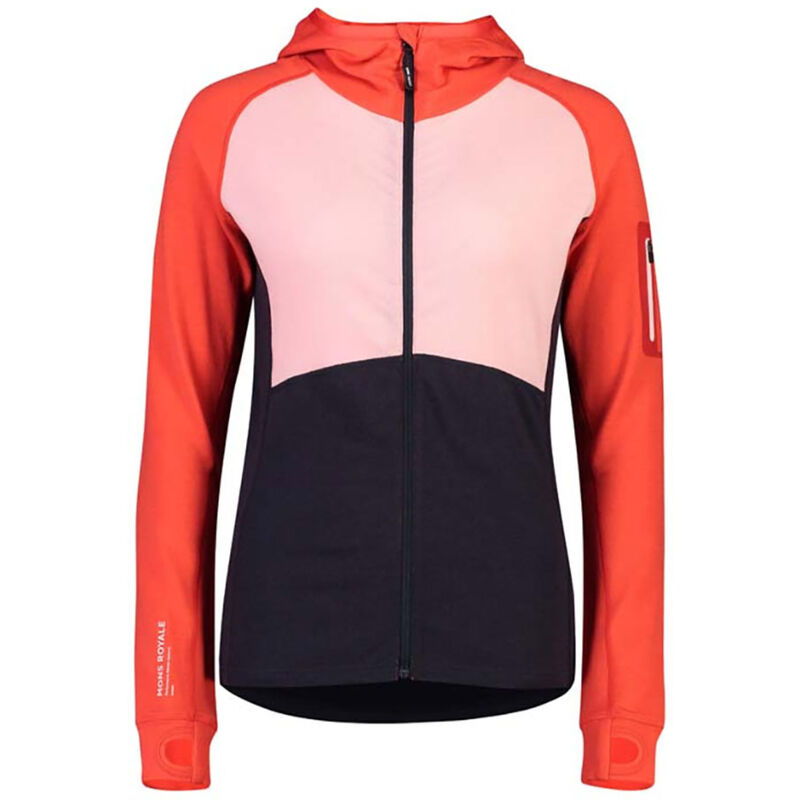 Mons Royale Ascend Midi Full Zip Hoodie Womens image number 0