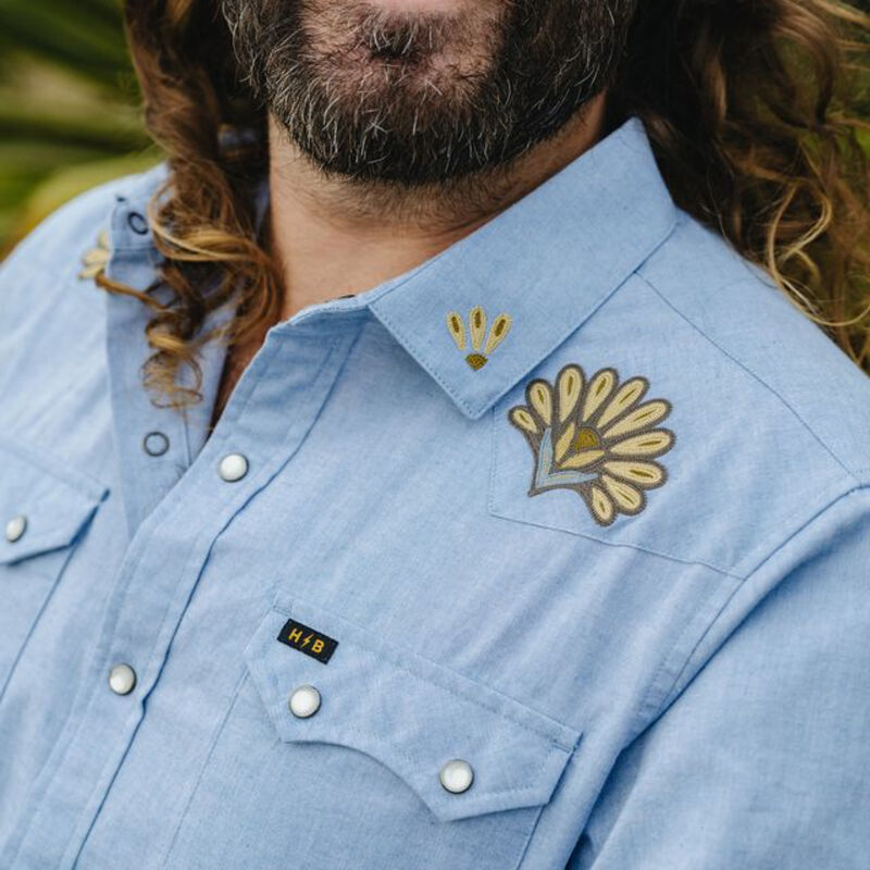 Howler Brothers Crosscut Deluxe Snapshirt Mens image number 6