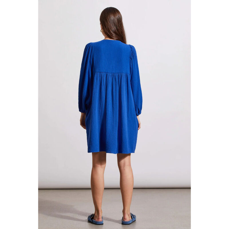 Tribal Puffy Sleeve Dress Womens image number 1