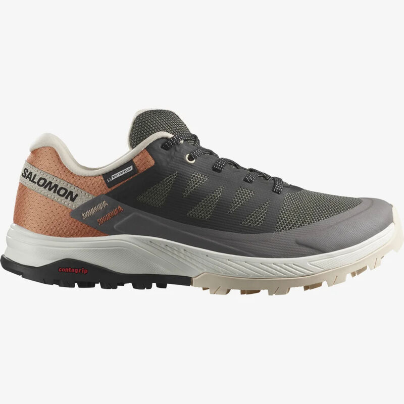 Salomon Outrise Clima Waterproof Hiking Shoes Womens image number 2