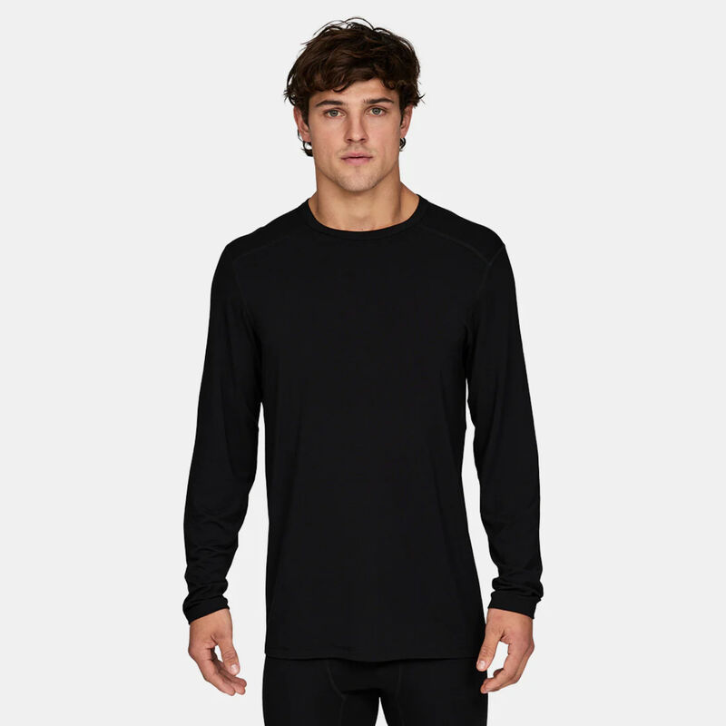 Le Bent Midweight Crew Base Layer Mens image number 0