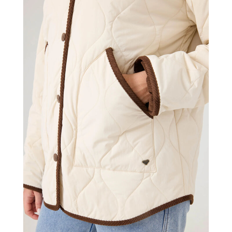 Roxy Nyvea Quilted Barn Jacket Womens image number 3