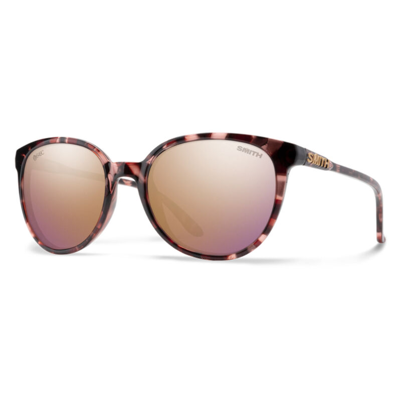 Smith Cheetah Sunglasses Rose Tortoise + ChromaPop Polarized Rose Gold Lens image number 0