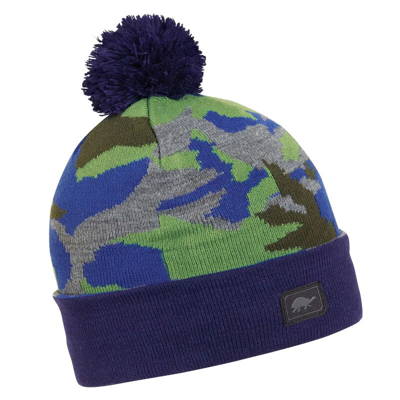 Turtle Fur BDU Pom Beanie Kids image number 0