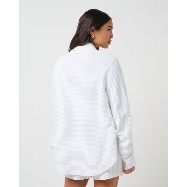 TravisMathew Coastal Rib Yacht Me Shacket Womens