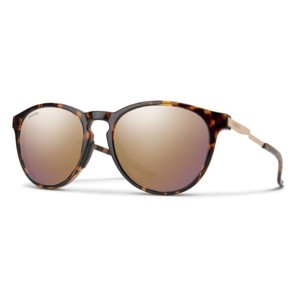 Smith Wander Sunglasses + ChromaPop Polarized Rose Gold Mirror Lens