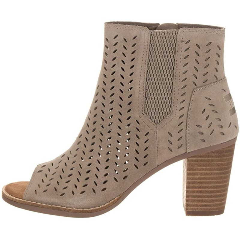 Toms Majorca Peep Toe Booties Womens image number 0