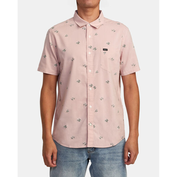 RVCA Morning Glory Short-Sleeve Shirt Mens