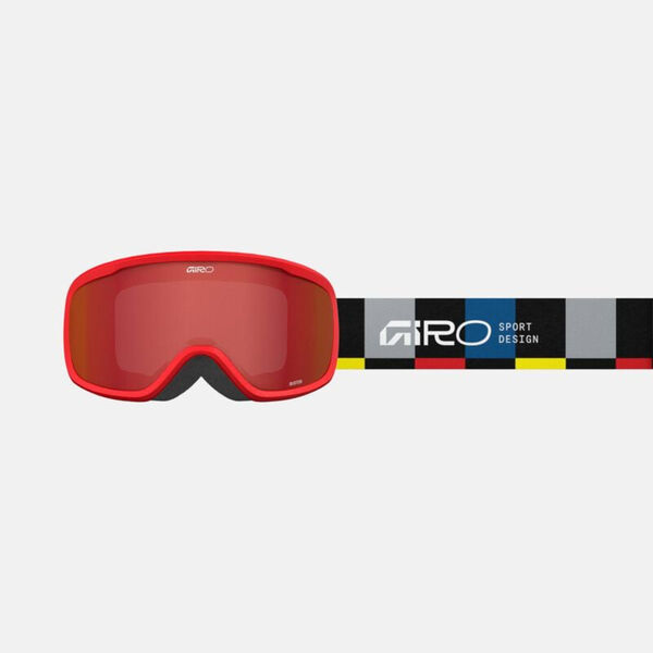 Giro Jr Buster Goggles + Amber Scarlet Lens