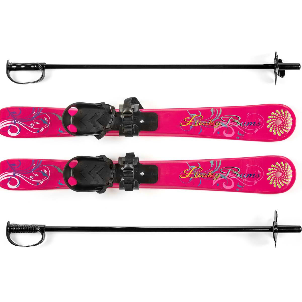 Lucky Bums Beginner Skis + Bindings + Poles Toddlers | Christy Sports