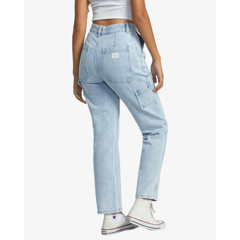 RVCA Recession Denim Pants Womens image number 2