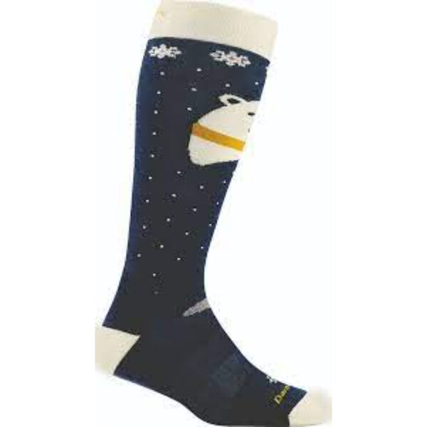 Darn Tough Polar Bear Over-the-Calf Midweight Ski & Snowboard Sock Juniors