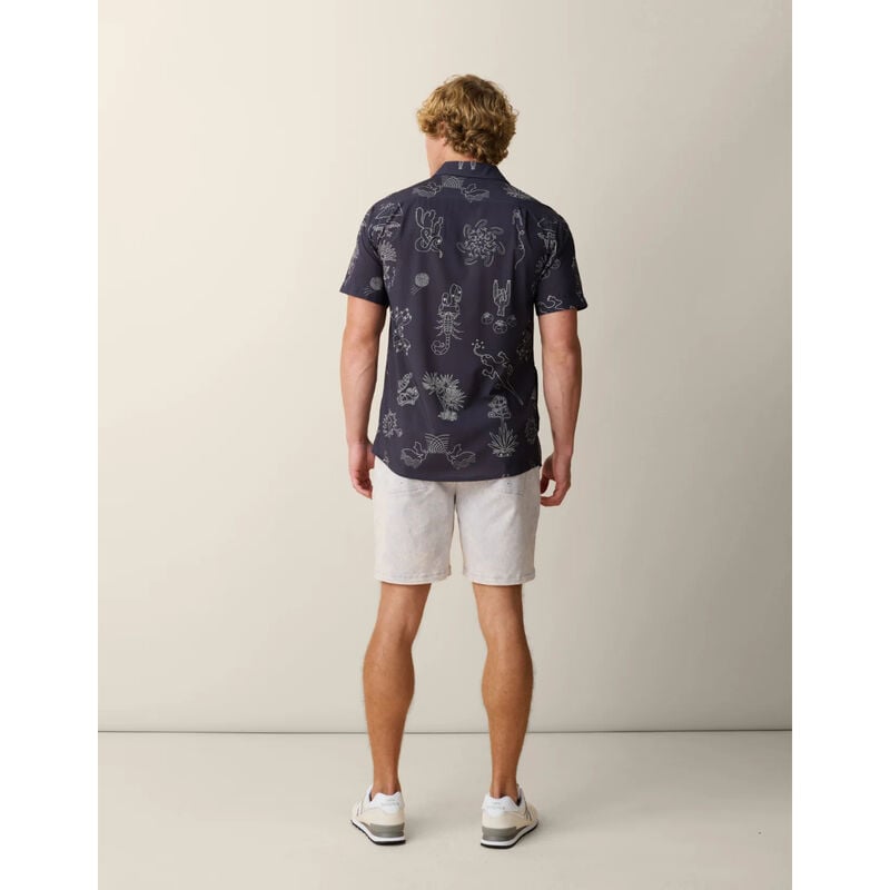 Baja Llama Desert Martians Button Up Shirt Mens image number 4