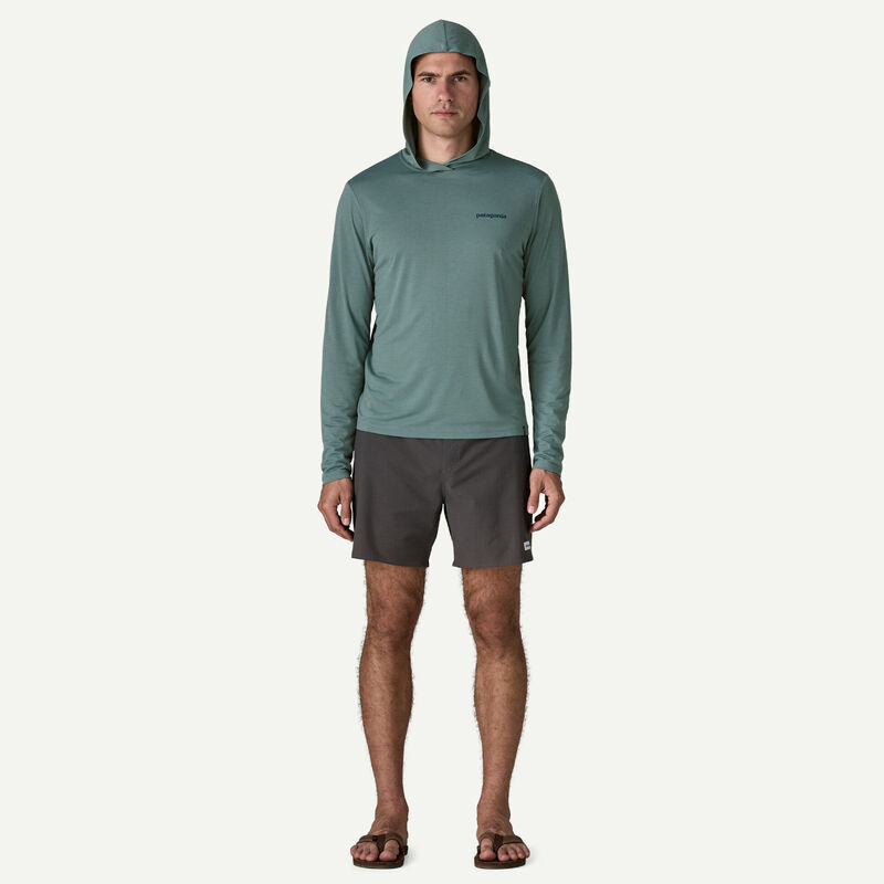 Patagonia Capilene&reg; Cool Daily Hoodie Mens - Boardshort Logo image number 4