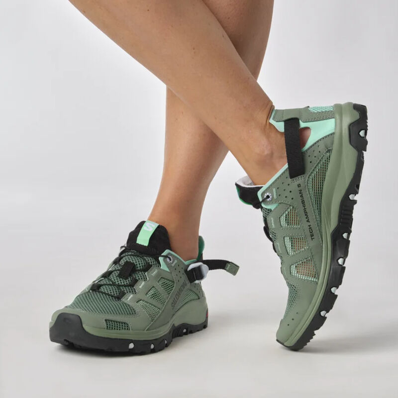 Salomon Techamphibian 5 Water Shoes Womens image number 6