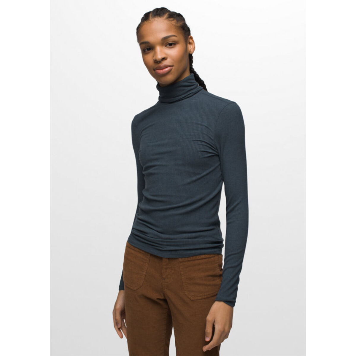 prAna Foundation Rib Turtleneck Womens | Christy Sports