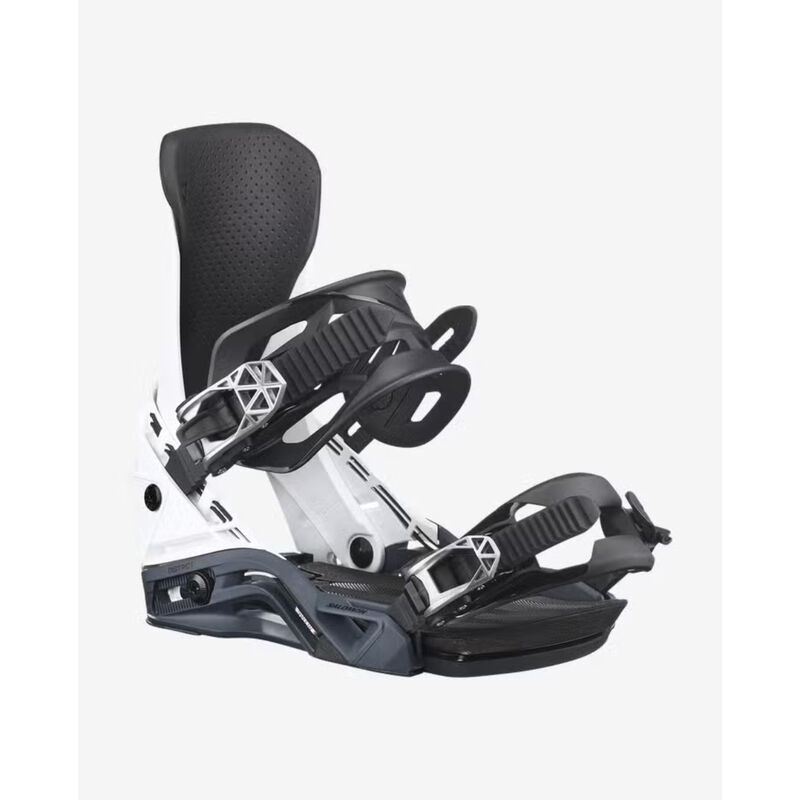 Salomon District Snowboard Bindings - White / Navy Blue image number 0
