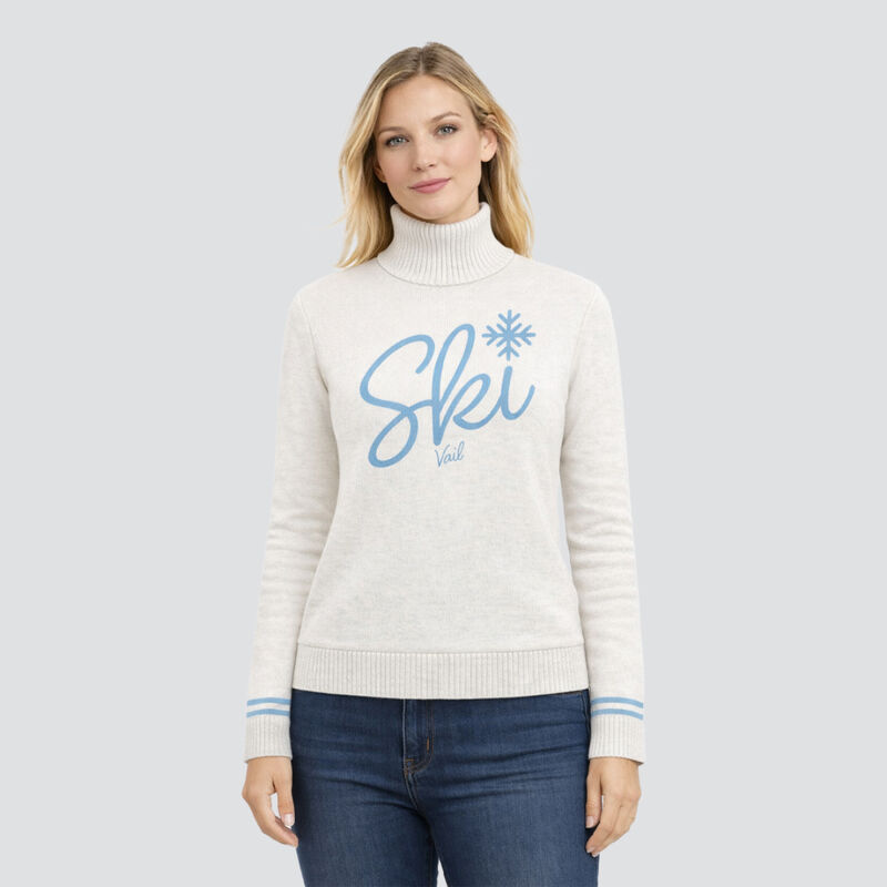 MGG Ski Vail Snowflake Merino Sweater Womens image number 1