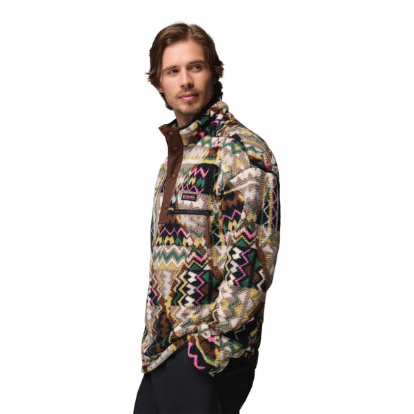 Columbia Helvetia II Printed Half Snap Mens Fleece